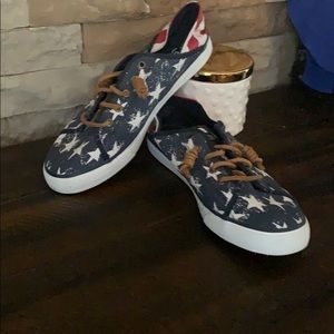 American Flag Sperrys